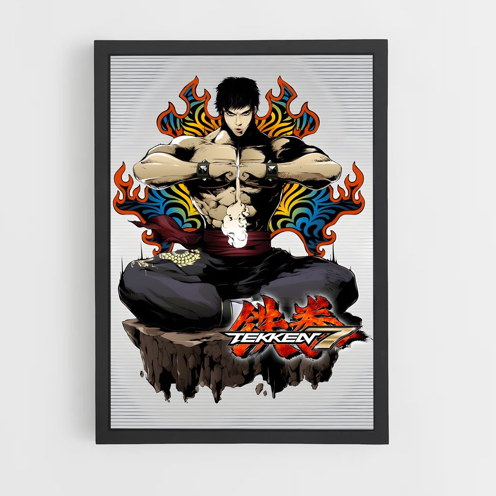 Poster L'Épée de la Justice – affiche Tekken (vue 2)
